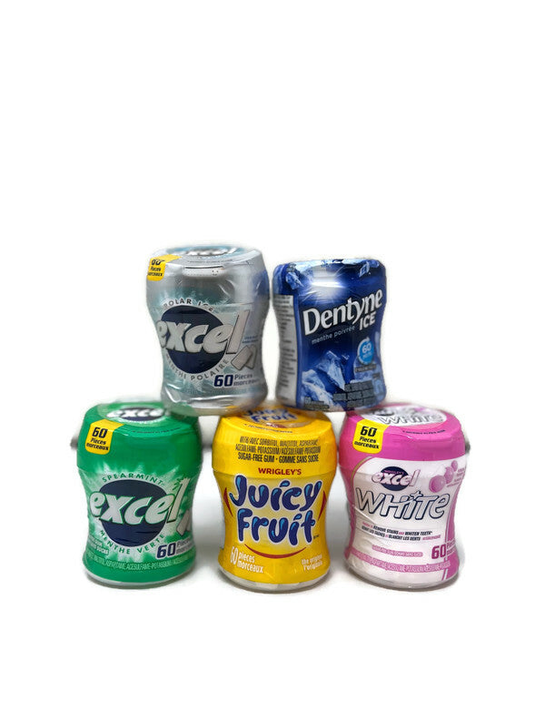 Assorted Sugar Free Gum (Pack of 15) - Quecan