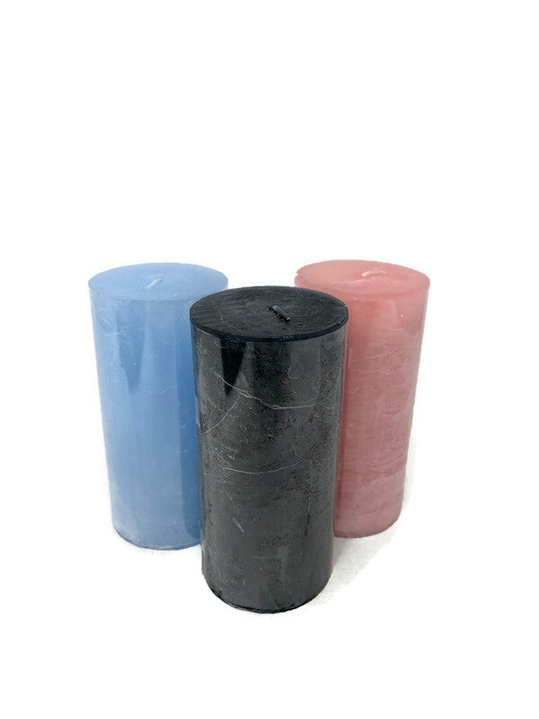 Frosted Candles 6.8cm x 14cm - Quecan