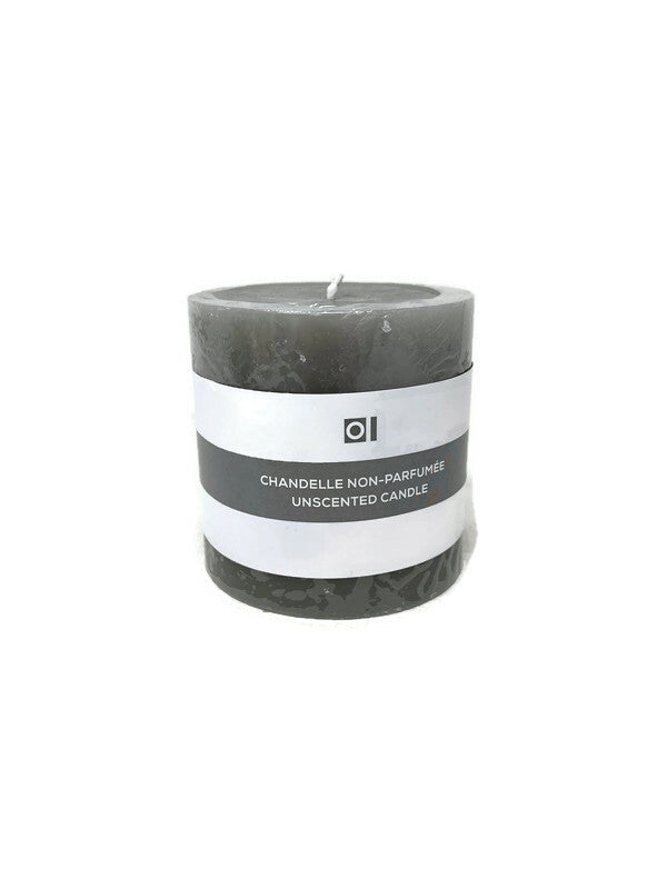 Unscented Large Pillar Candle - Quecan
