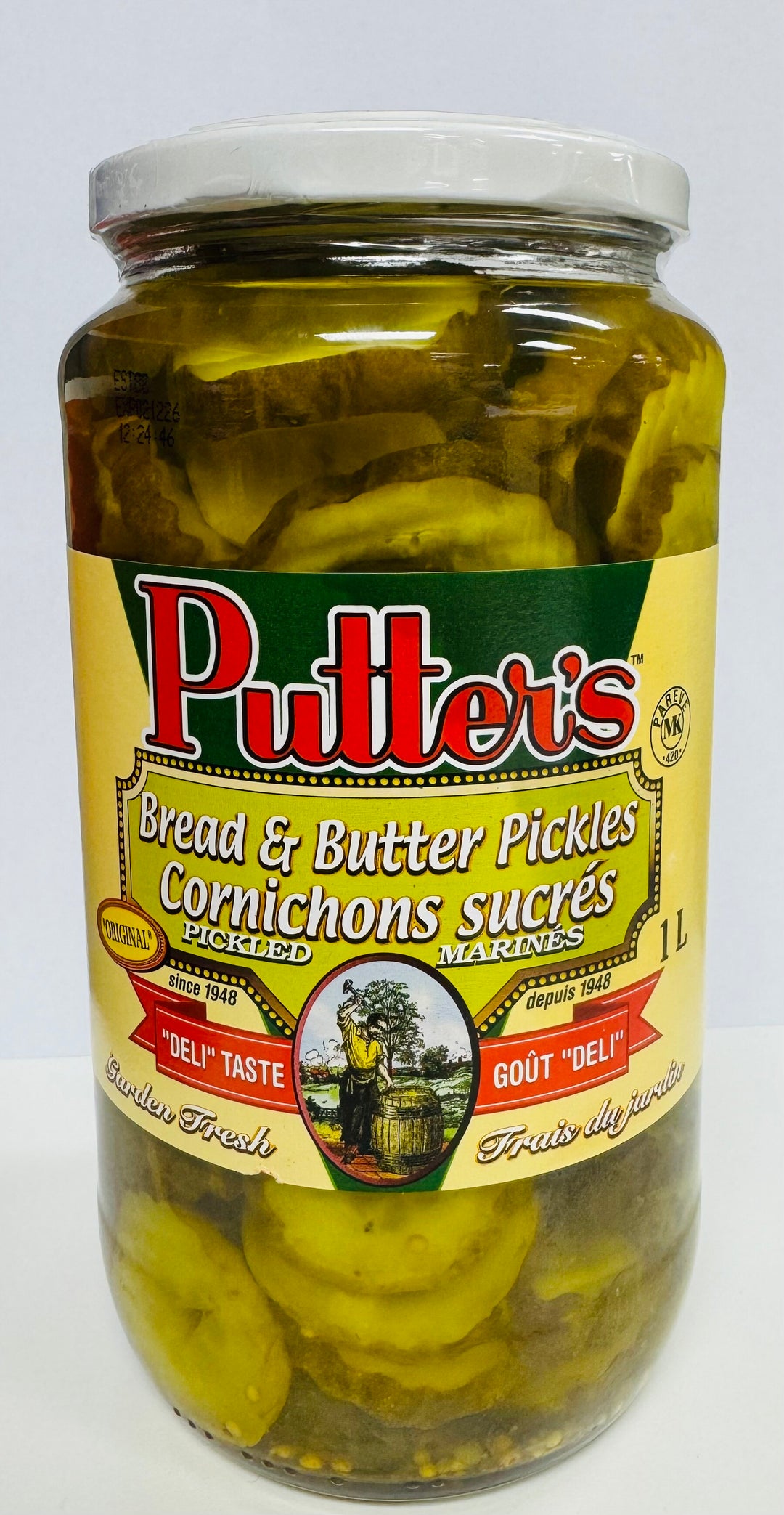 Putter's Pickles Jar (1L) - Quecan