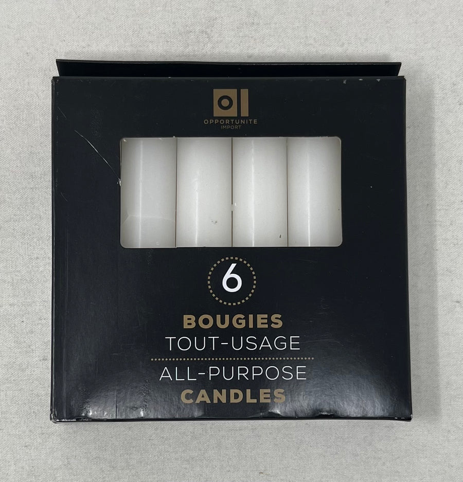 All Purpose Candle (Pack of 6) - Quecan