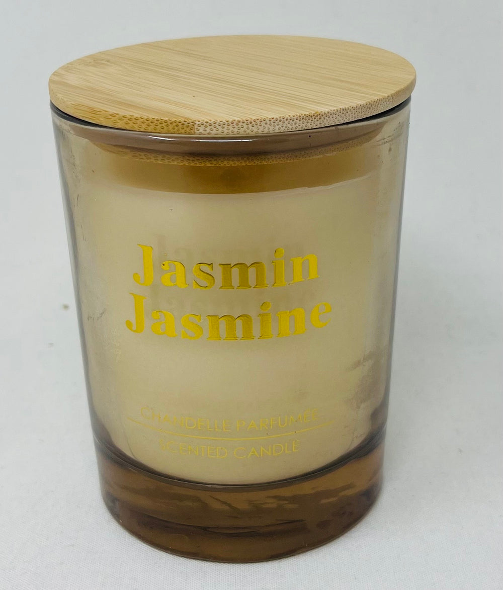 Scented Glass Candle With Lid 280g - Quecan