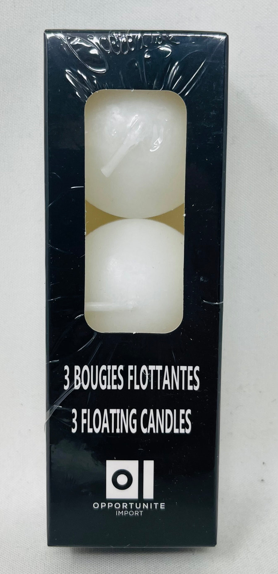 Unscented Floating Candle (Pack of 3) - Quecan