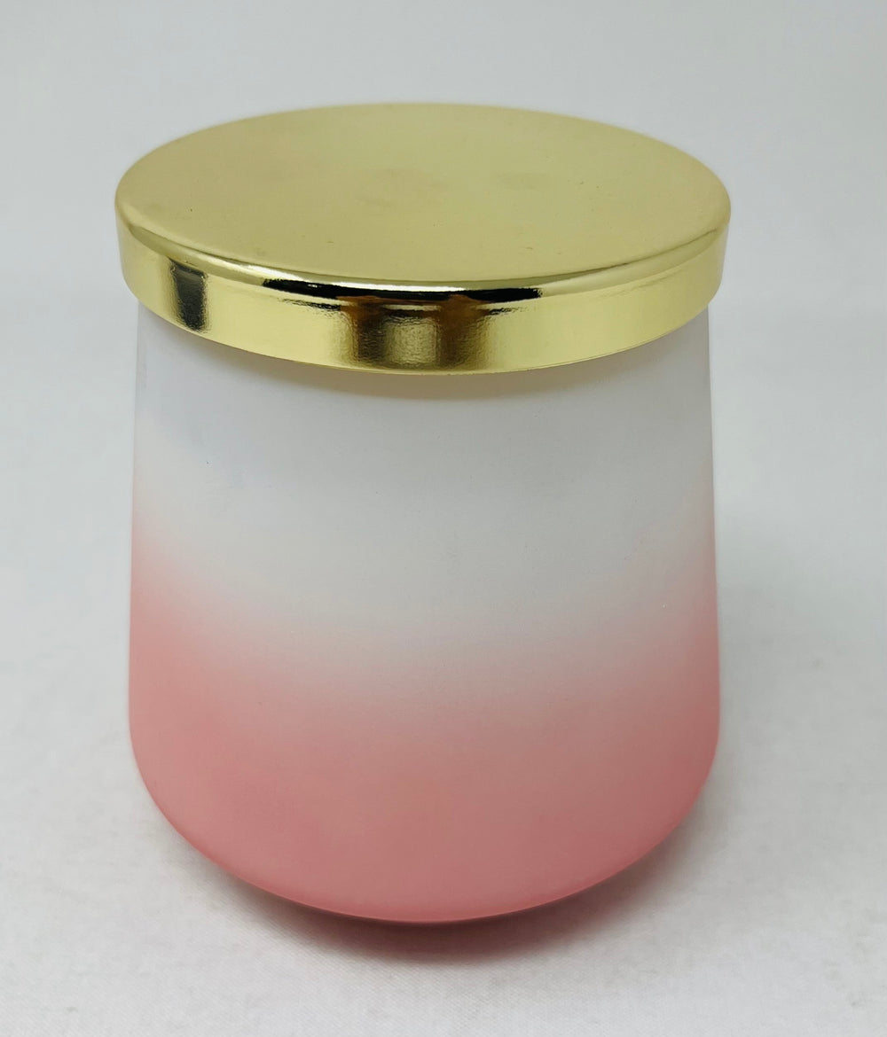 Scented Glass Candle Marble Pot 320g - Quecan