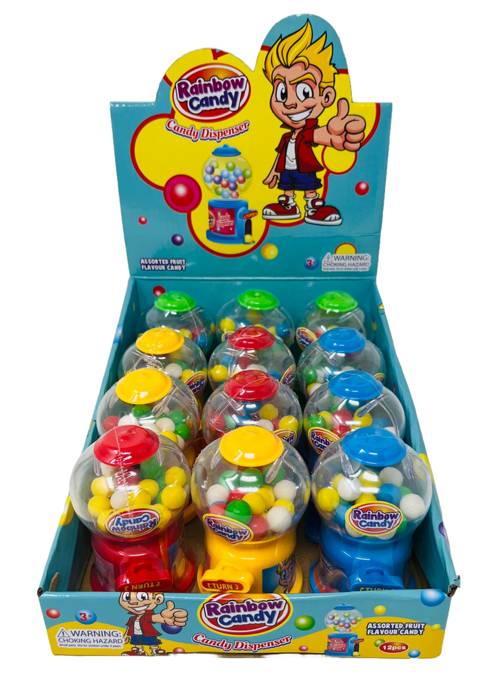 Sour City Rainbow Candy Dispenser (Box of 12) - Quecan