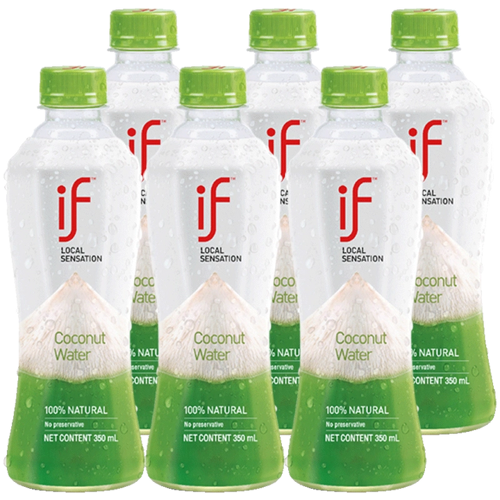 If Local Sensation 100% Natural Coconut Water (6 x 350 mL) (Eco Fee)
