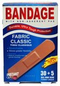 Instant Aid Fabric  Bandages (30+5 Clear) - Quecan