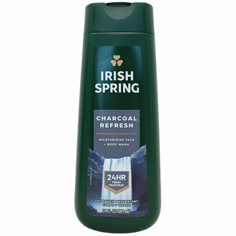 Irish Spring Charcoal Refresh Body Wash (591mL)