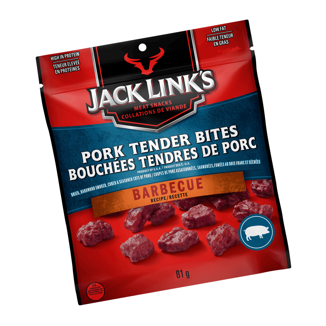 Jack Link's Pork Tender Bites Barbecue Recipe (81g)