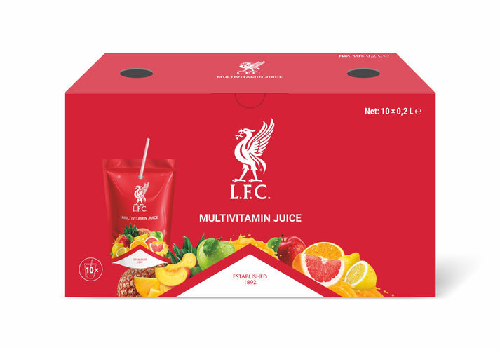 Liverpool F.C. Multivitamin Juice Drinks (10 x 200 mL) 4 Pack