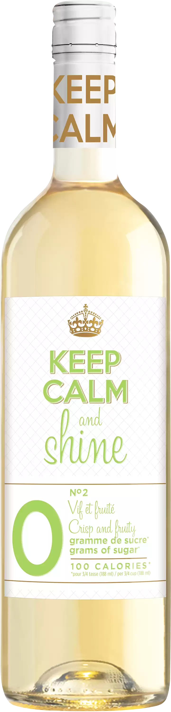 Wine Keep Calm & Shine #2 Crisp & Fruity (750ml)