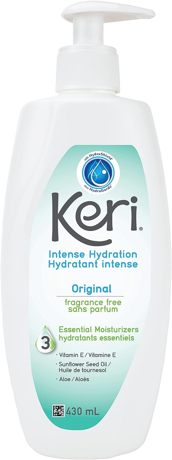 Keri Intense Hydration Original Fragrance Free Lotion 430mL - Quecan