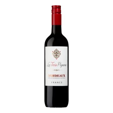 Les Trois Pignons Rouge Cabernet Franc Cabernet Sauvignon Melot Petit Verdot (6 x 750mL) - Quecan