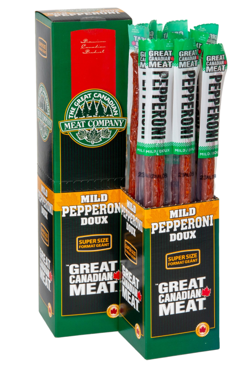 Great Canadian Meat - Pepperoni Mild (20 x 45g) - Quecan
