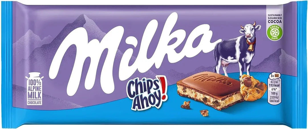 Milka Chips Ahoy Chocolate (22 x 100g)
