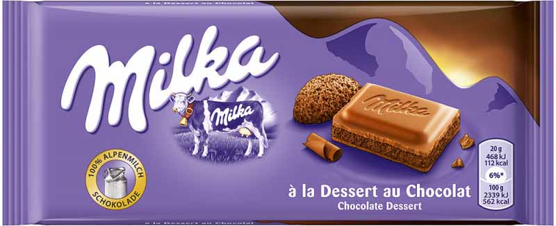 Milka Desert Crème Chocolate (22 x 100g)