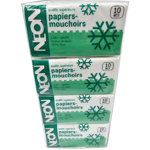 Neon 3 Ply Pocket Tissue Paper (Pack of 8)