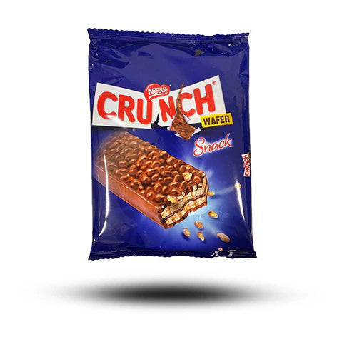 Nestle Crunch Milk Chocolate Covered Wafer with Crisped Rice (Pack of 5)