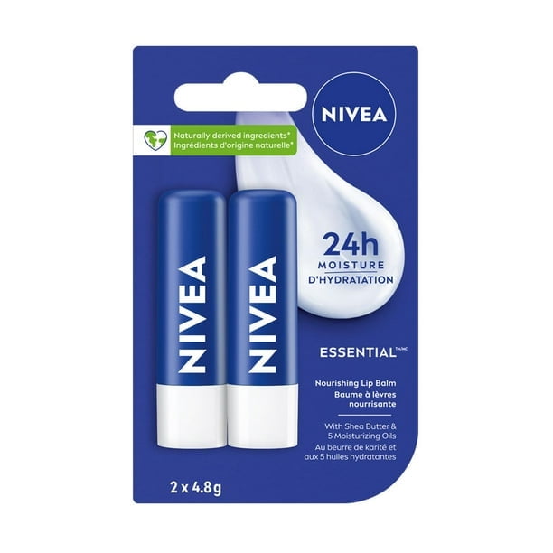 Nivea Hydro Care Lip Balm (2 x 4.8g) - Quecan