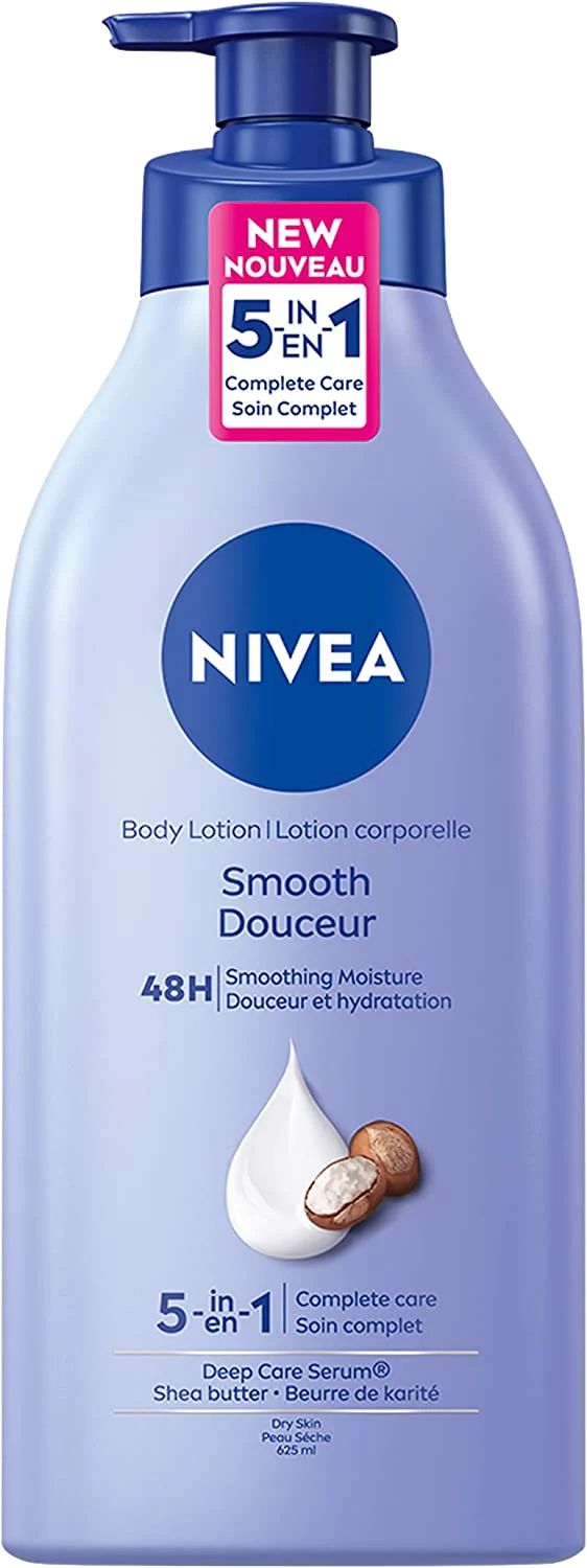Nivea Smooth Shea Butter Body Lotion (625mL)