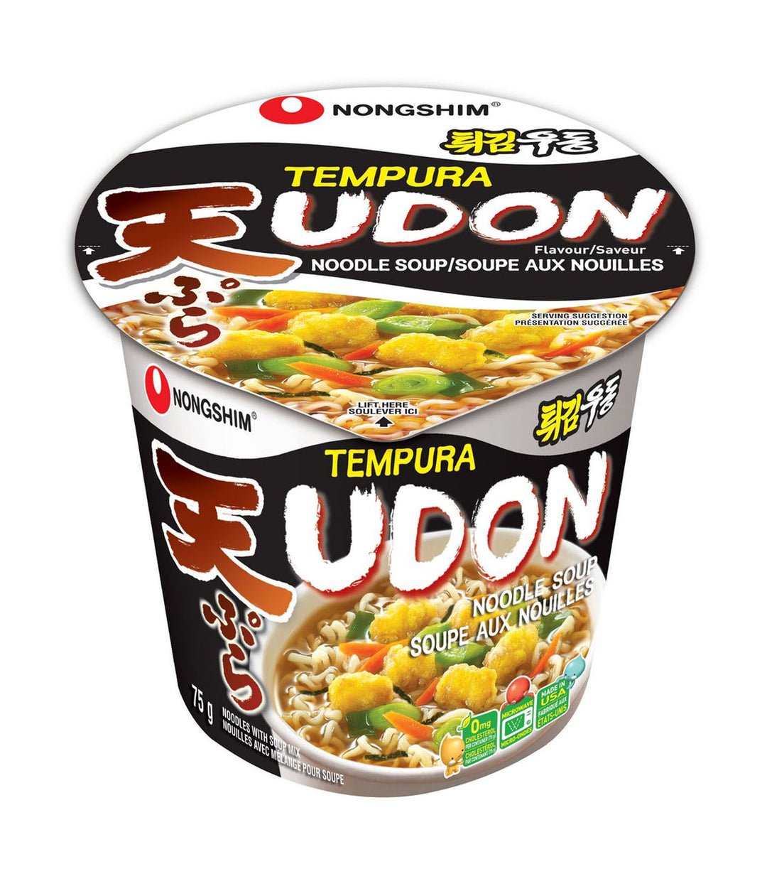 Nongshim Tempura Udon Style Noodles (6x75g) - Quecan