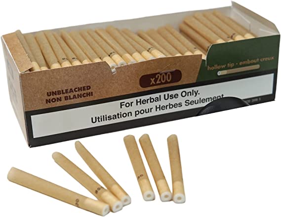 OCB - Unbleached Pre-rolled Tubes (5 X 200) - Quecan
