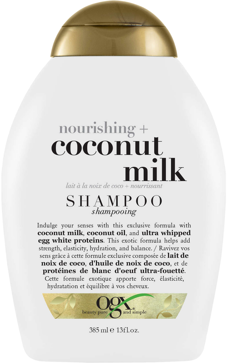 Ogx Coconut Milk Shampoo 385mL - Quecan