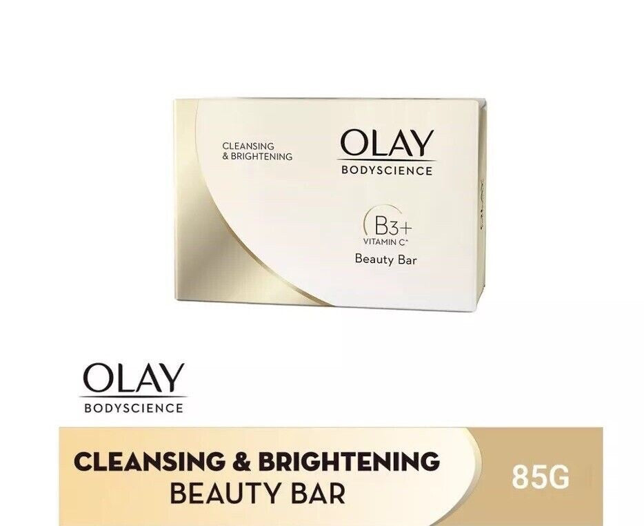 Olay Beauty Bar Soap Cleansing and Brightening (Pack of 2 x 85g)