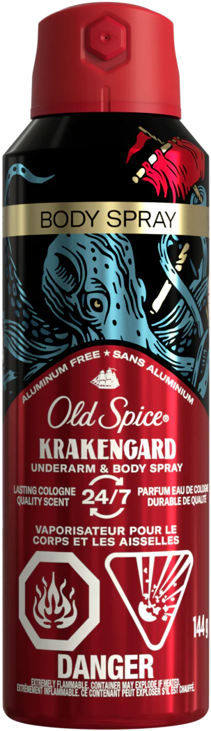 Old Spice Body Spray (144g) - Quecan