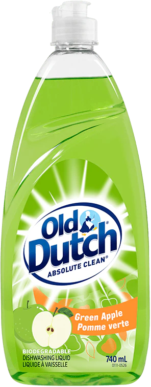 Old Dutch Green Apple Dishwashing Liquid (740mL)