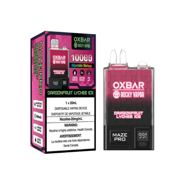 OXBAR Maze Pro 10000 Puffs Disposable Device - Single (20mg/ml) (STAMPED) - Quecan