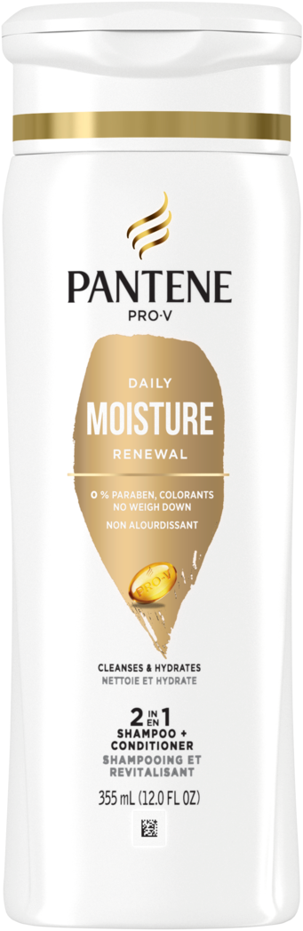 Pantene Pro-V Daily Moisture Renewal 2 In 1 Shampoo + Conditioner 355mL - Quecan