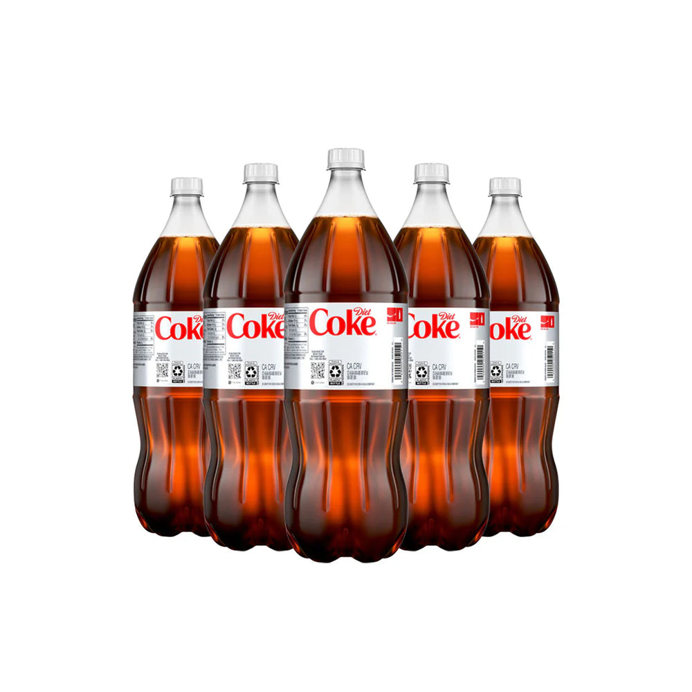 Coca-Cola Diet - Soft Drink (8 x 2L) (Can Dep) - Quecan