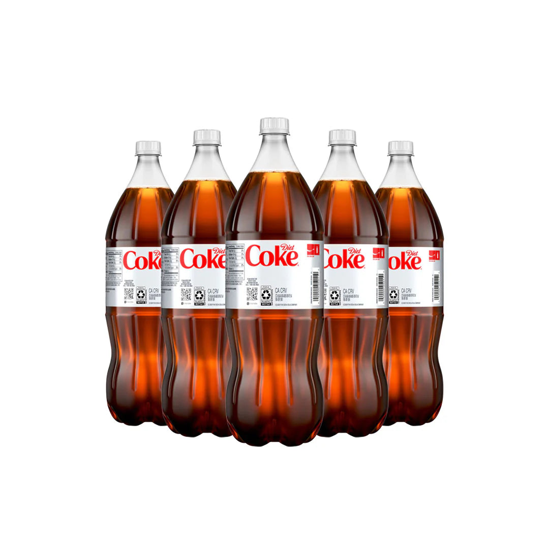 Coca-Cola Diet - Soft Drink (8 x 2L) (Can Dep) - Quecan