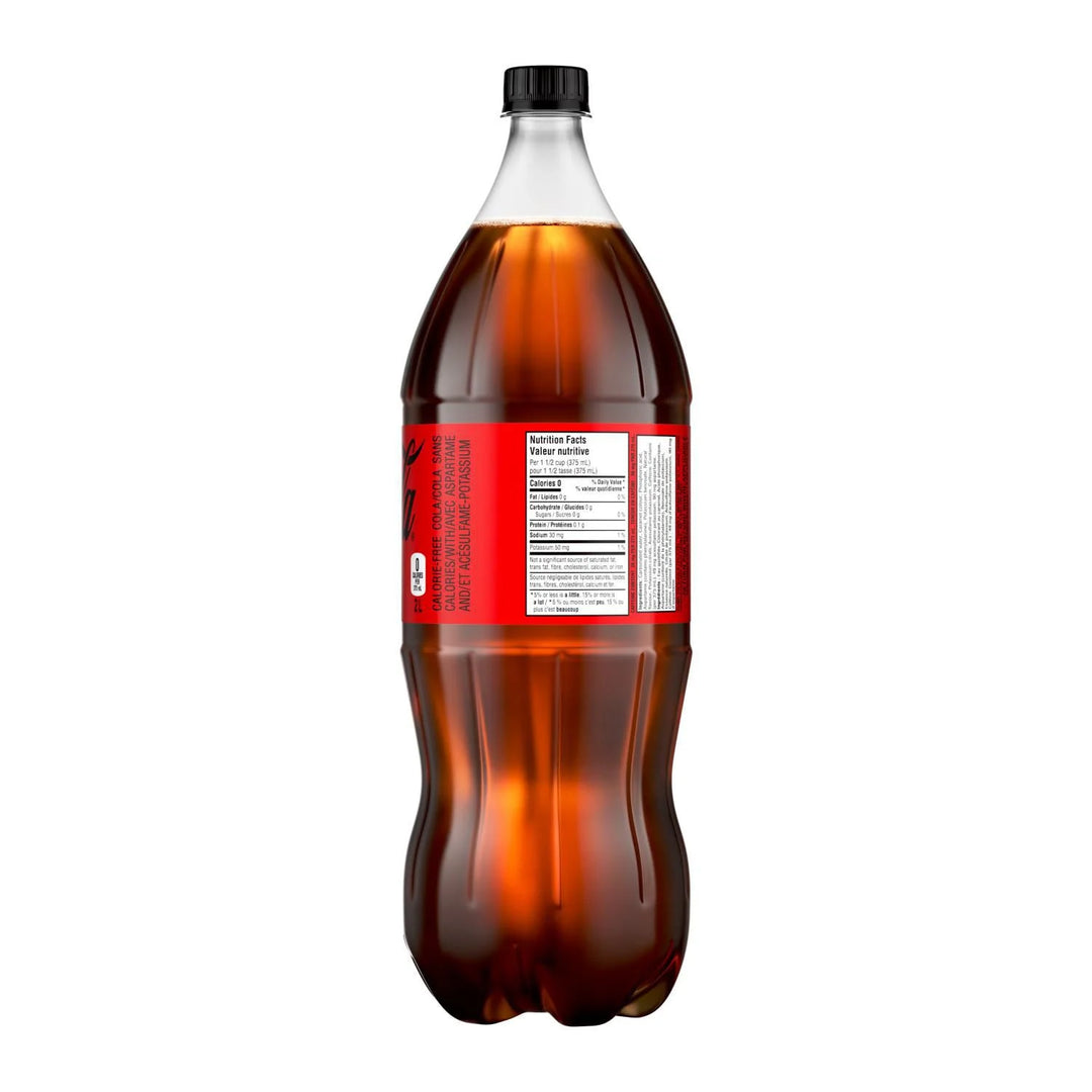 Coca-Cola Zero Sugar - Soft Drink (8 x 2L) (Can Dep) - Quecan