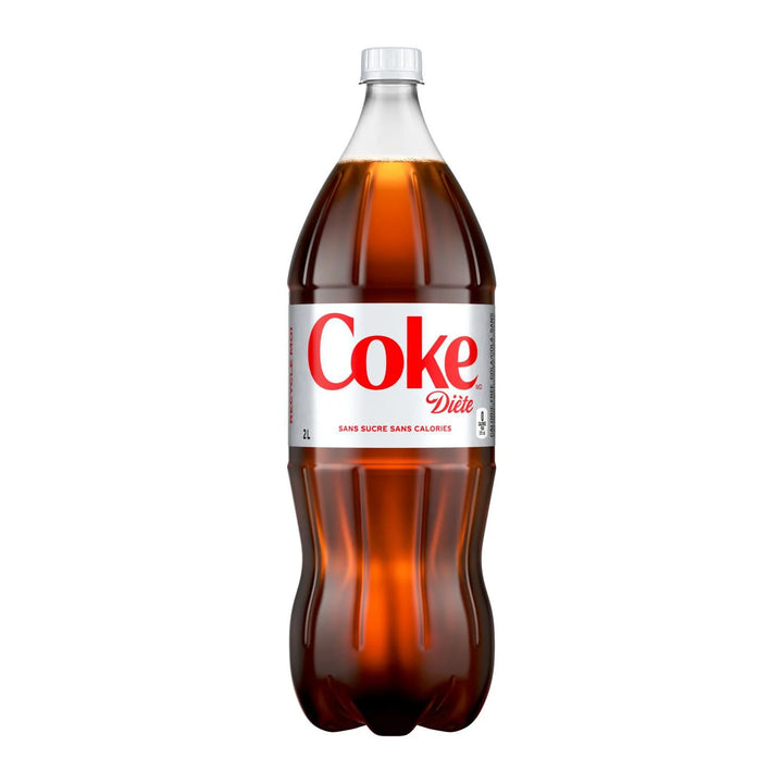Coca-Cola Diet - Soft Drink (8 x 2L) (Can Dep) - Quecan