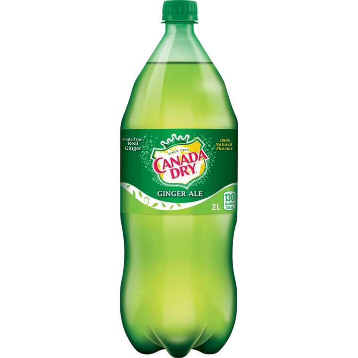 Canada Dry Ginger Ale - Soft Drink (8 x 2L) (Can Dep) - Quecan