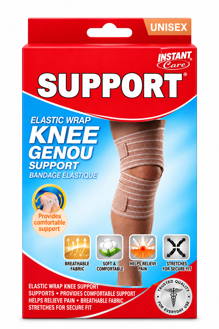 Instant Aid Elastic Wrap Bandage (Pack of 1) - Quecan