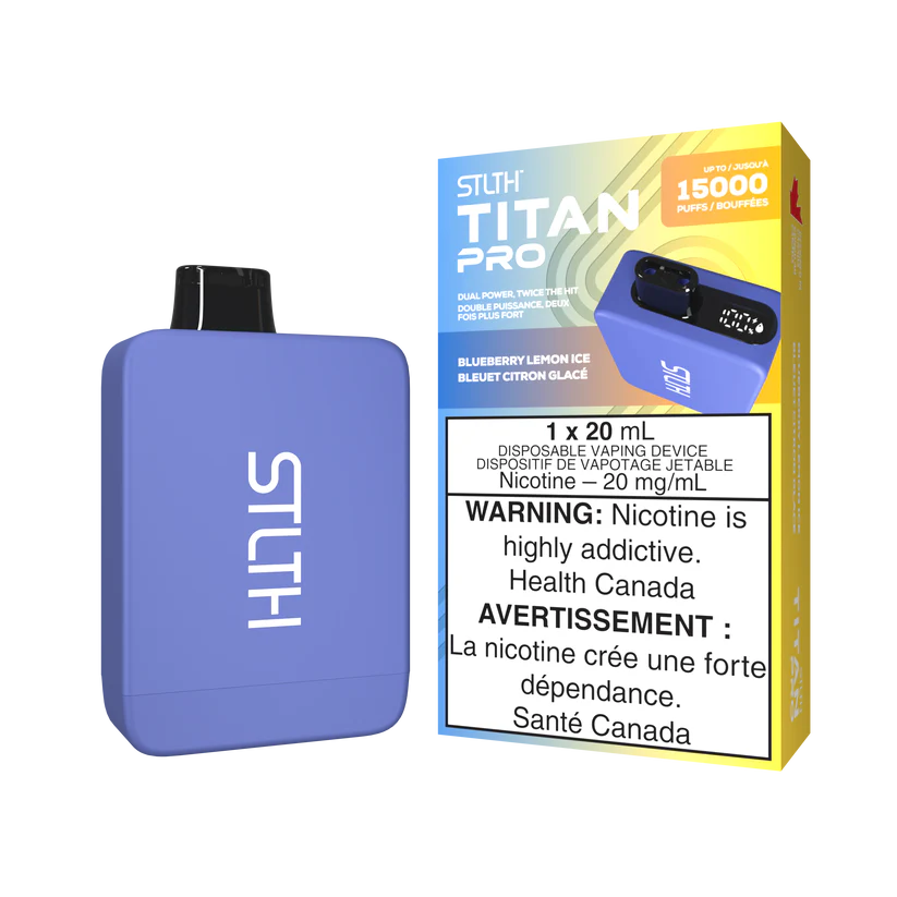 STLTH TITAN Pro 15k Puffs Disposable Device  - Single Unit (20mg/ml) (STAMPED) - Quecan