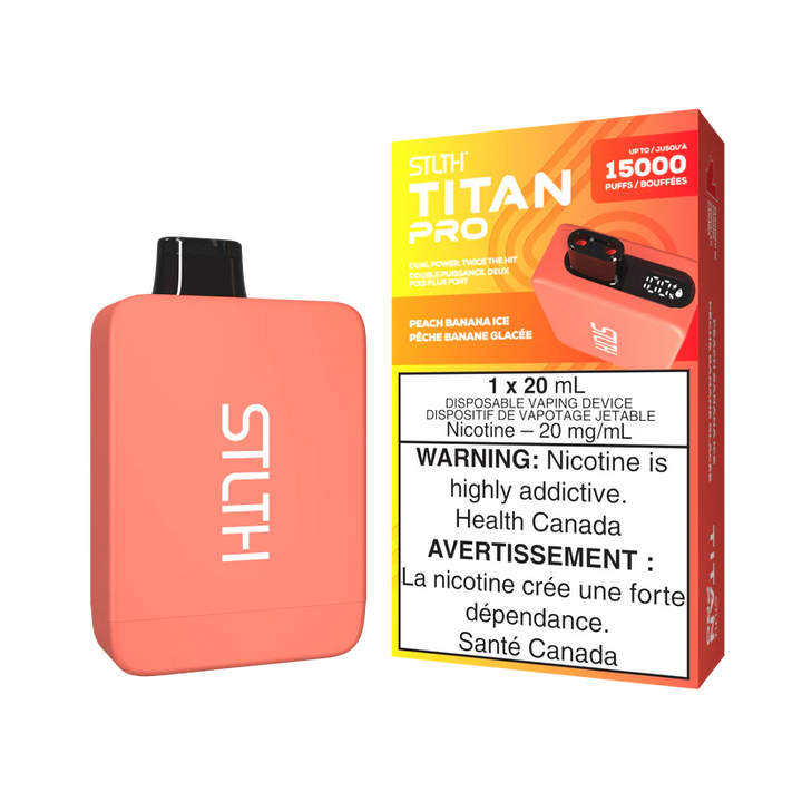 STLTH TITAN Pro 15k Puffs Disposable Device  - Single Unit (20mg/ml) (STAMPED) - Quecan