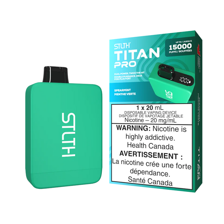 STLTH TITAN Pro 15k Puffs Disposable Device  - Single Unit (20mg/ml) (STAMPED) - Quecan