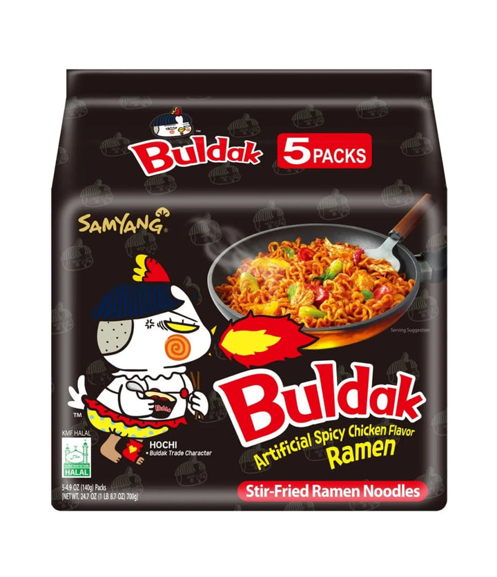 Samyang Buldak Hot Chicken Ramen (Pack of 5) - Quecan