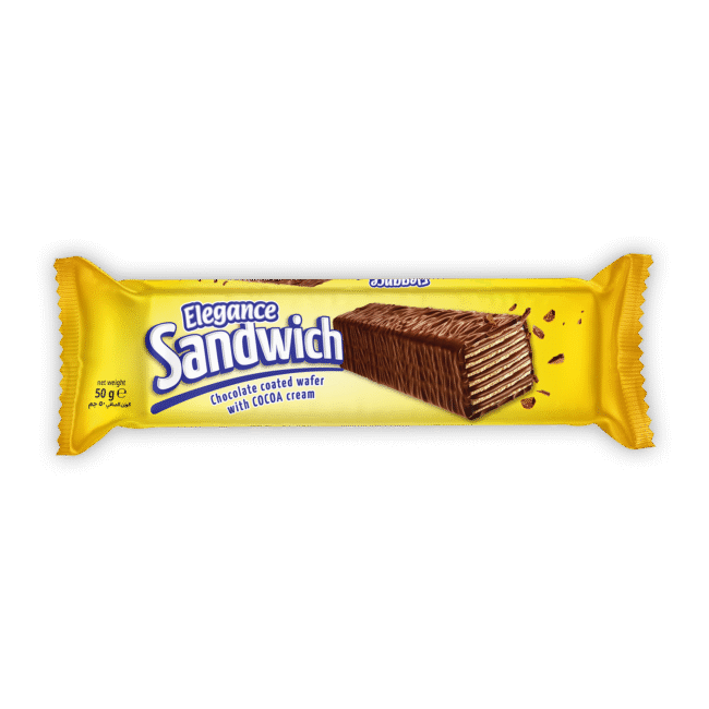Elegance Sandwich Cocoa Cream (12 x 50g) - Quecan