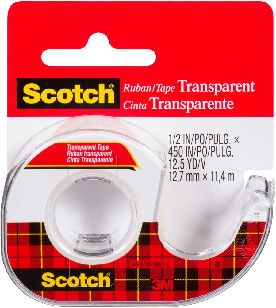Scotch Transparent Tape 12.7mm x 11.4m - Quecan