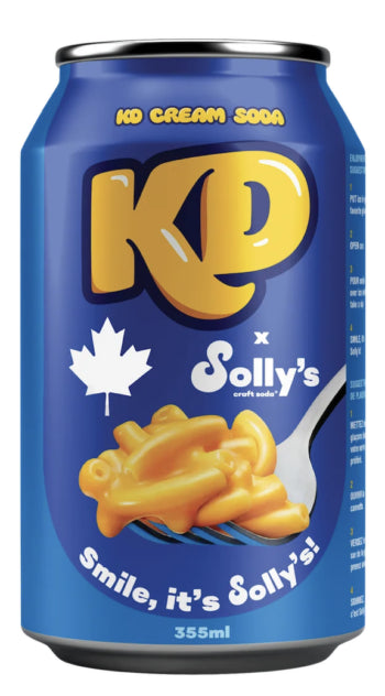 Solly's KD Cream Soda (24 x 355mL) (Can Dep.)