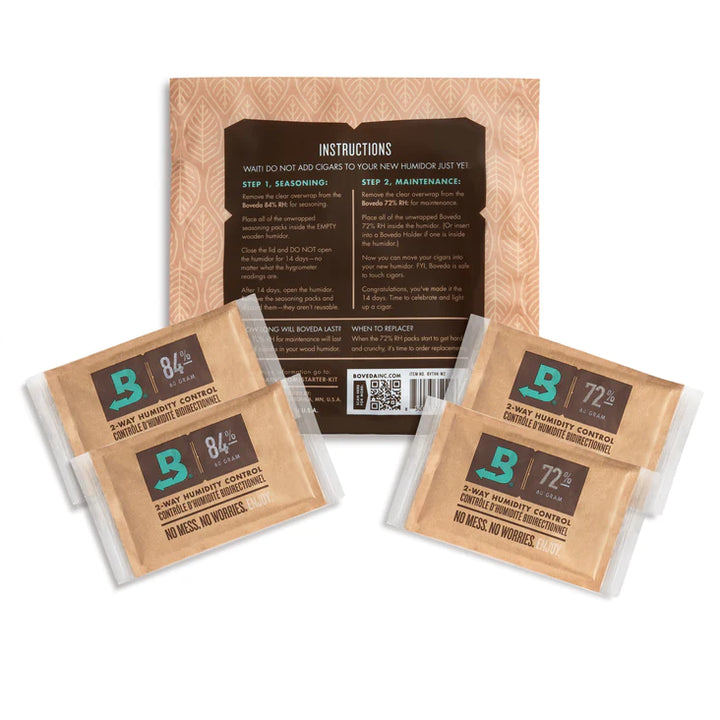 Boveda Humidor Starter Kit Size 6 (Pack of 4) - Quecan