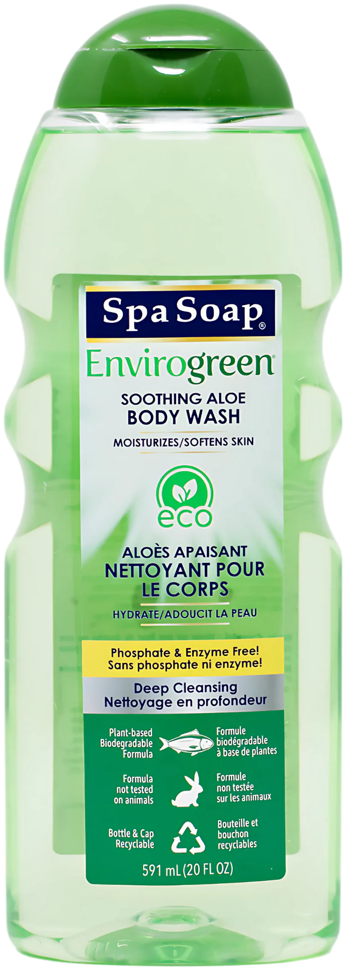 Spa Soap Envirogreen Soothing Aloe Body Wash (591ml)