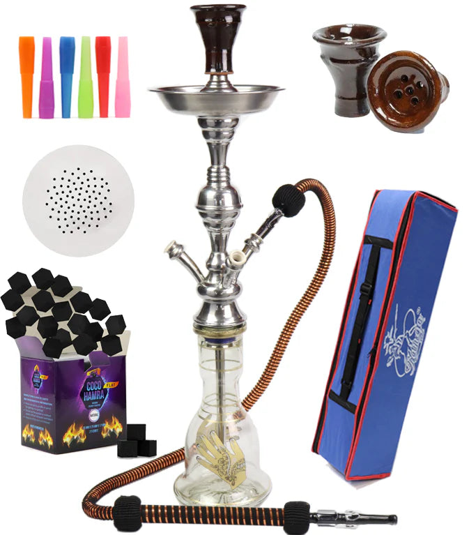 Tango Stainless Steel Hookah - 32" - Quecan
