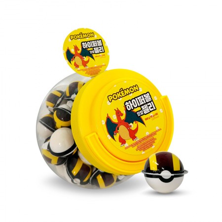 UNI Pokémon Monster Ball Shape Jelly (Yellow) (18g x 50)