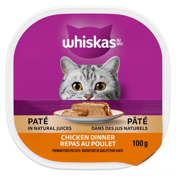 Whiskas Pate Natural Juices Wet Cat Food (100g)